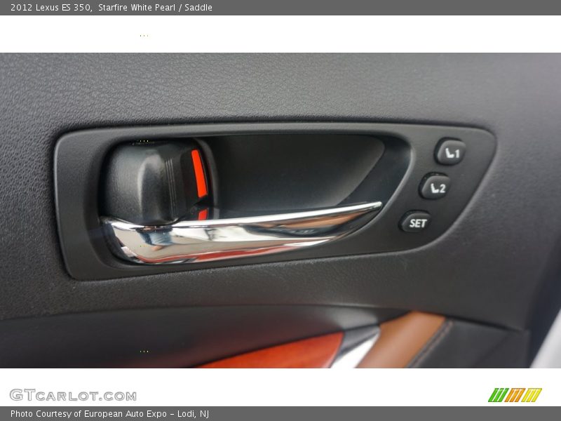 Starfire White Pearl / Saddle 2012 Lexus ES 350