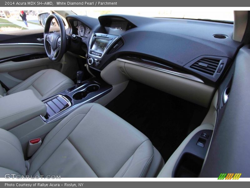 White Diamond Pearl / Parchment 2014 Acura MDX SH-AWD