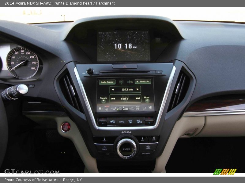 White Diamond Pearl / Parchment 2014 Acura MDX SH-AWD