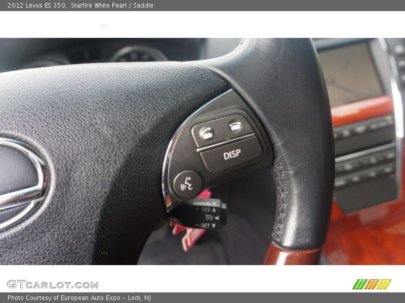Starfire White Pearl / Saddle 2012 Lexus ES 350