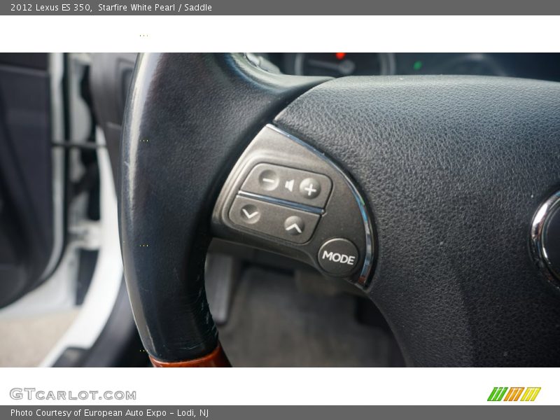 Starfire White Pearl / Saddle 2012 Lexus ES 350