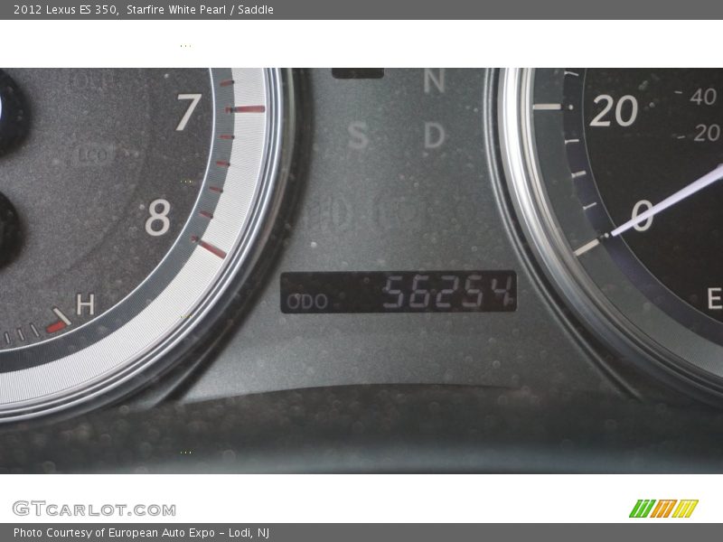 Starfire White Pearl / Saddle 2012 Lexus ES 350