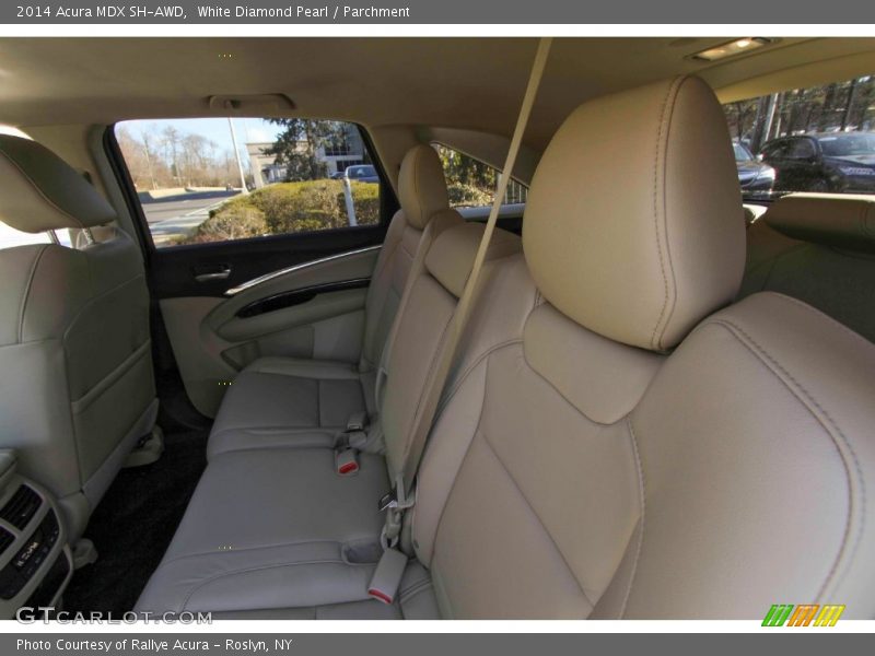 White Diamond Pearl / Parchment 2014 Acura MDX SH-AWD