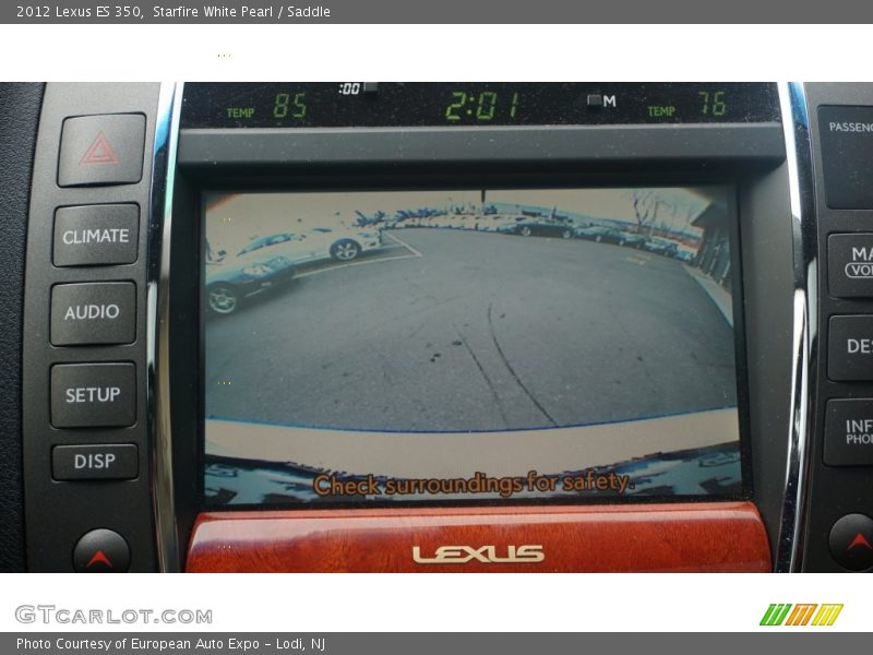 Starfire White Pearl / Saddle 2012 Lexus ES 350
