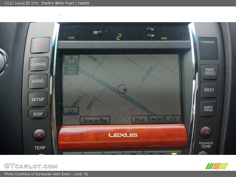 Starfire White Pearl / Saddle 2012 Lexus ES 350