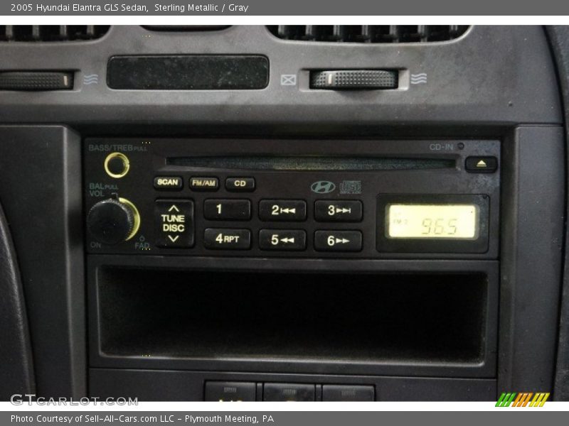 Sterling Metallic / Gray 2005 Hyundai Elantra GLS Sedan