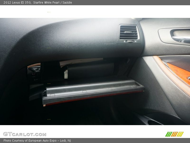 Starfire White Pearl / Saddle 2012 Lexus ES 350