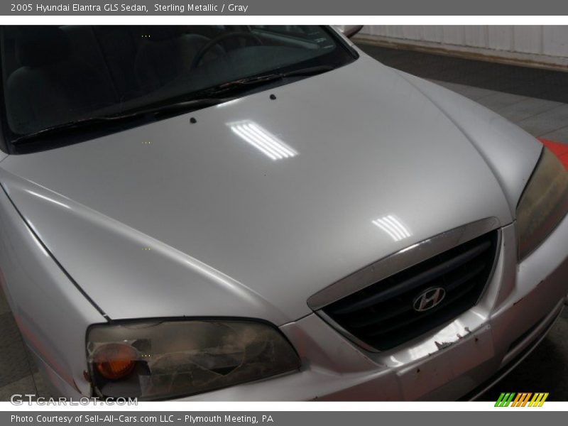 Sterling Metallic / Gray 2005 Hyundai Elantra GLS Sedan