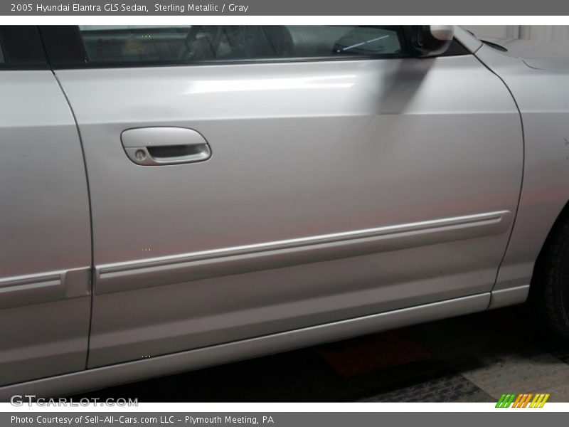 Sterling Metallic / Gray 2005 Hyundai Elantra GLS Sedan