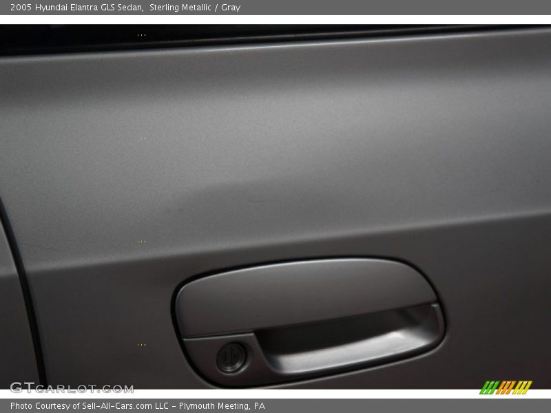 Sterling Metallic / Gray 2005 Hyundai Elantra GLS Sedan
