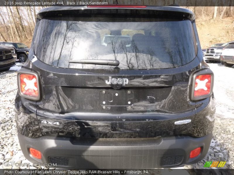 Black / Black/Sandstorm 2016 Jeep Renegade Latitude 4x4