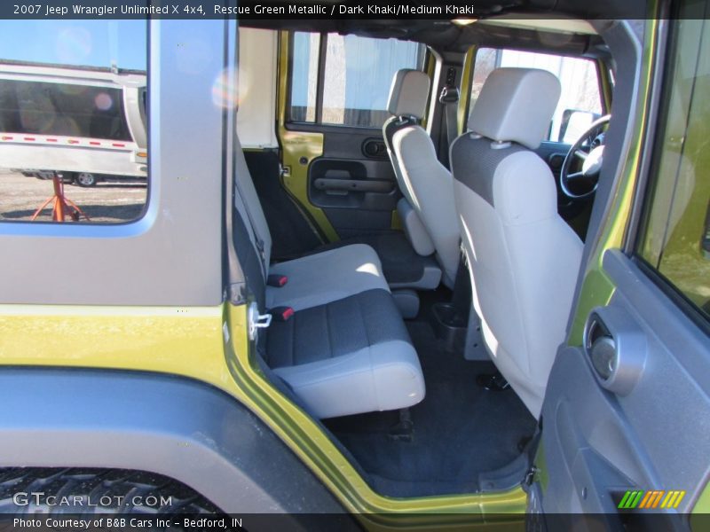 Rescue Green Metallic / Dark Khaki/Medium Khaki 2007 Jeep Wrangler Unlimited X 4x4