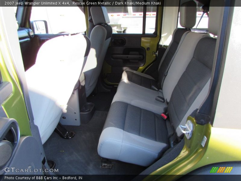 Rescue Green Metallic / Dark Khaki/Medium Khaki 2007 Jeep Wrangler Unlimited X 4x4
