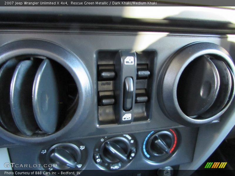 Rescue Green Metallic / Dark Khaki/Medium Khaki 2007 Jeep Wrangler Unlimited X 4x4