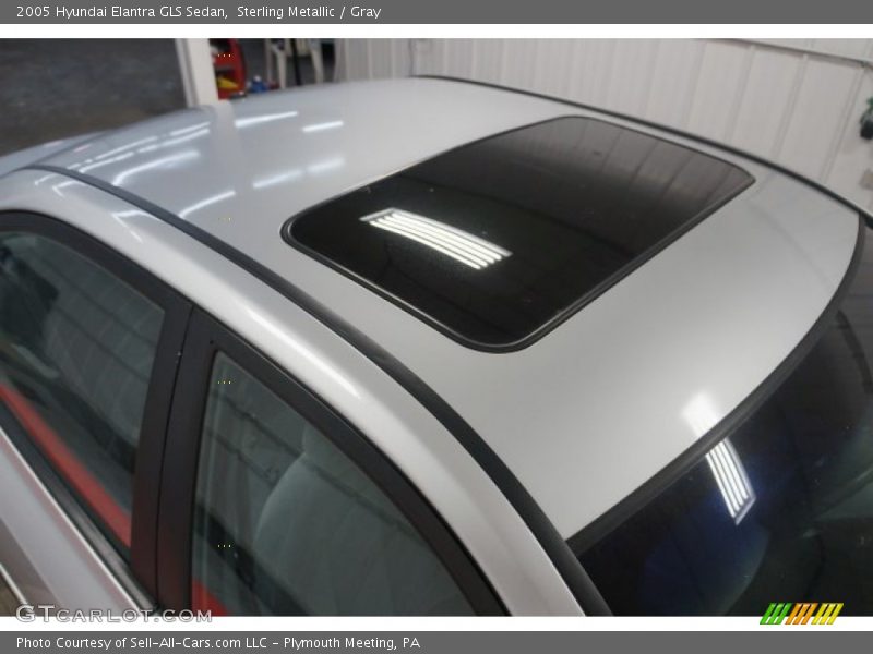 Sterling Metallic / Gray 2005 Hyundai Elantra GLS Sedan