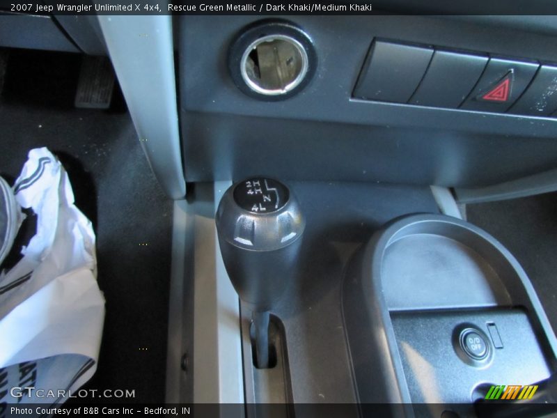 Rescue Green Metallic / Dark Khaki/Medium Khaki 2007 Jeep Wrangler Unlimited X 4x4
