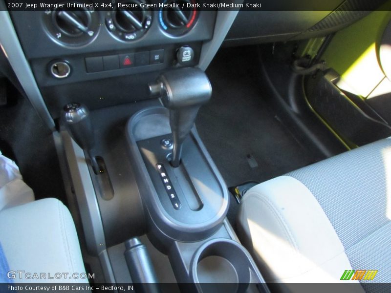 Rescue Green Metallic / Dark Khaki/Medium Khaki 2007 Jeep Wrangler Unlimited X 4x4