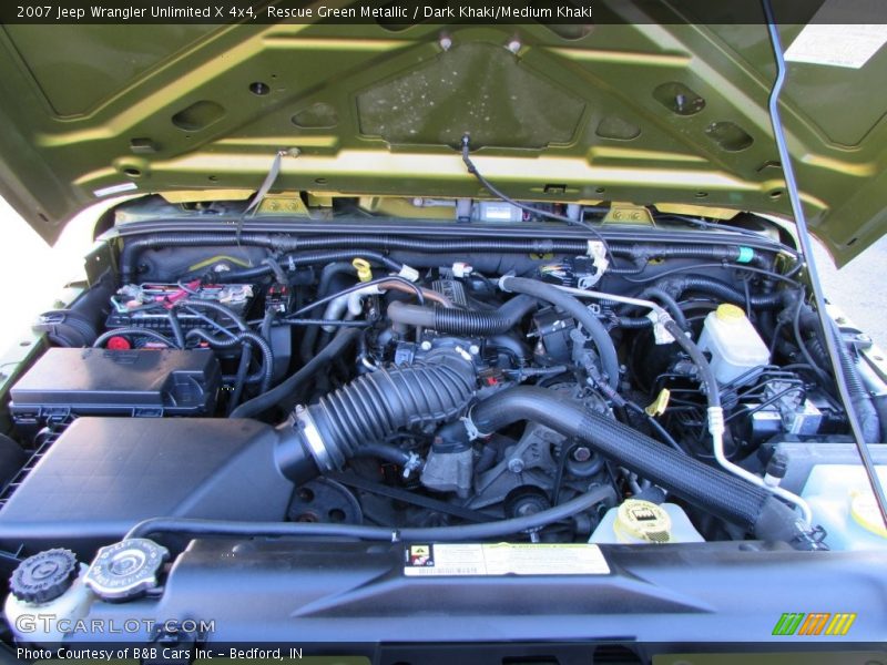 Rescue Green Metallic / Dark Khaki/Medium Khaki 2007 Jeep Wrangler Unlimited X 4x4