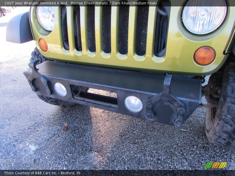 Rescue Green Metallic / Dark Khaki/Medium Khaki 2007 Jeep Wrangler Unlimited X 4x4