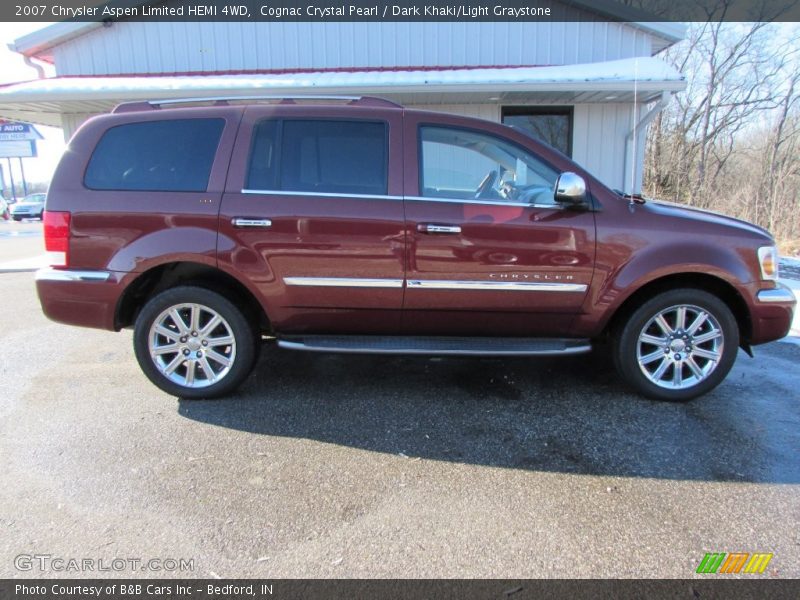 Cognac Crystal Pearl / Dark Khaki/Light Graystone 2007 Chrysler Aspen Limited HEMI 4WD