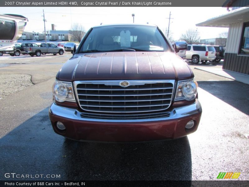 Cognac Crystal Pearl / Dark Khaki/Light Graystone 2007 Chrysler Aspen Limited HEMI 4WD