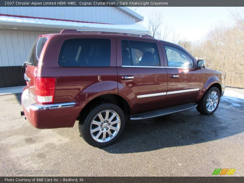 Cognac Crystal Pearl / Dark Khaki/Light Graystone 2007 Chrysler Aspen Limited HEMI 4WD