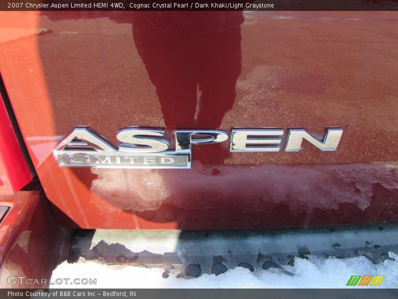 Cognac Crystal Pearl / Dark Khaki/Light Graystone 2007 Chrysler Aspen Limited HEMI 4WD