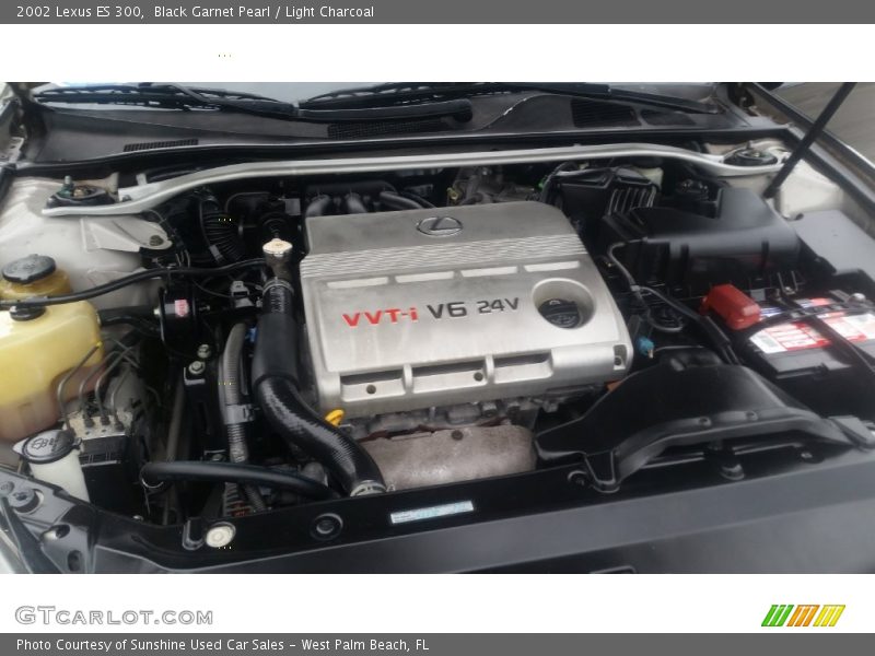 Black Garnet Pearl / Light Charcoal 2002 Lexus ES 300