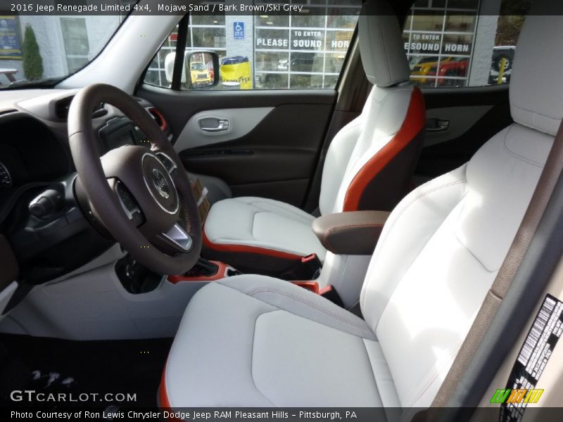 Front Seat of 2016 Renegade Limited 4x4