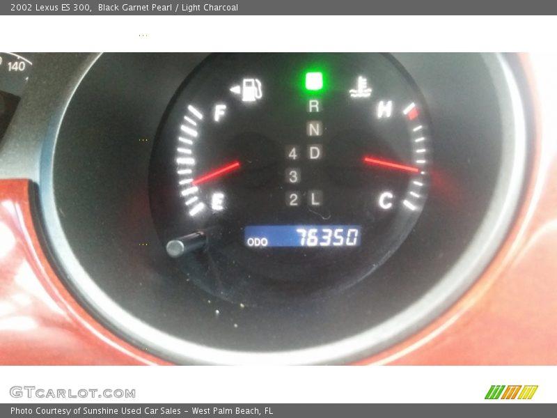 Black Garnet Pearl / Light Charcoal 2002 Lexus ES 300