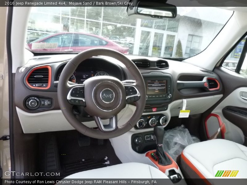 Mojave Sand / Bark Brown/Ski Grey 2016 Jeep Renegade Limited 4x4
