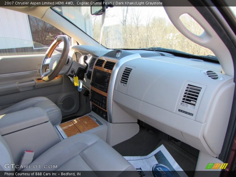 Cognac Crystal Pearl / Dark Khaki/Light Graystone 2007 Chrysler Aspen Limited HEMI 4WD