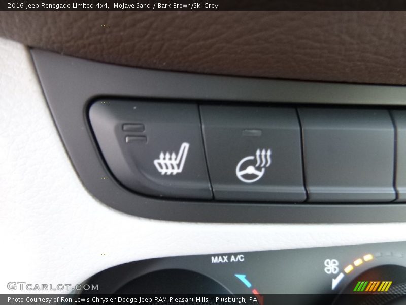 Mojave Sand / Bark Brown/Ski Grey 2016 Jeep Renegade Limited 4x4