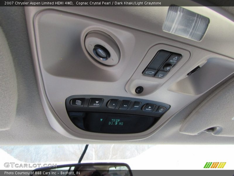 Cognac Crystal Pearl / Dark Khaki/Light Graystone 2007 Chrysler Aspen Limited HEMI 4WD