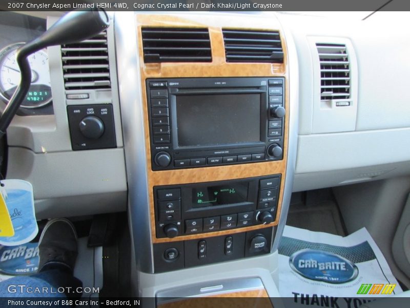 Cognac Crystal Pearl / Dark Khaki/Light Graystone 2007 Chrysler Aspen Limited HEMI 4WD