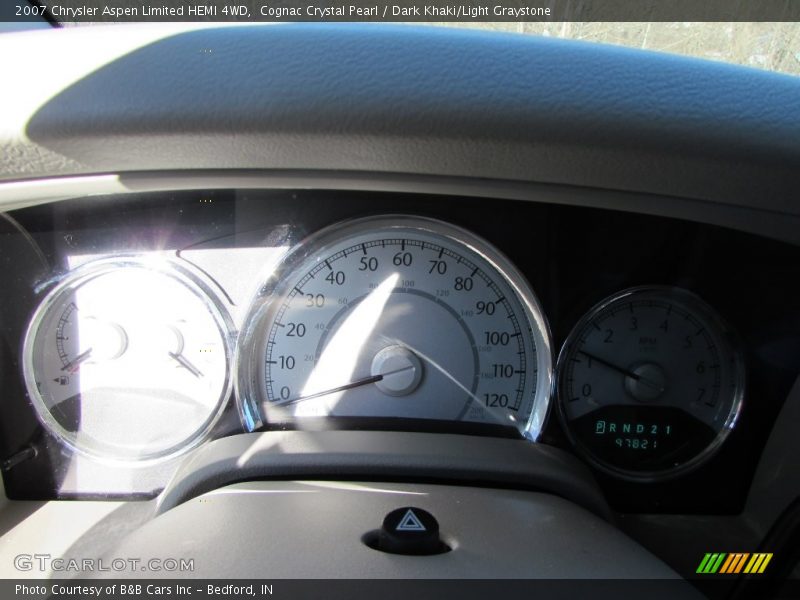 Cognac Crystal Pearl / Dark Khaki/Light Graystone 2007 Chrysler Aspen Limited HEMI 4WD