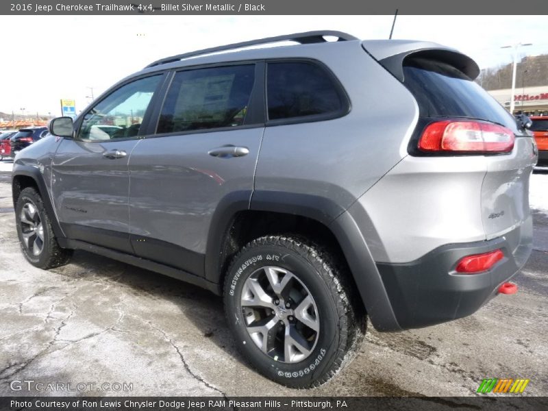 Billet Silver Metallic / Black 2016 Jeep Cherokee Trailhawk 4x4