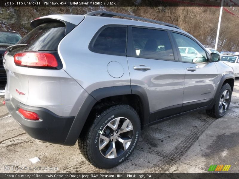 Billet Silver Metallic / Black 2016 Jeep Cherokee Trailhawk 4x4