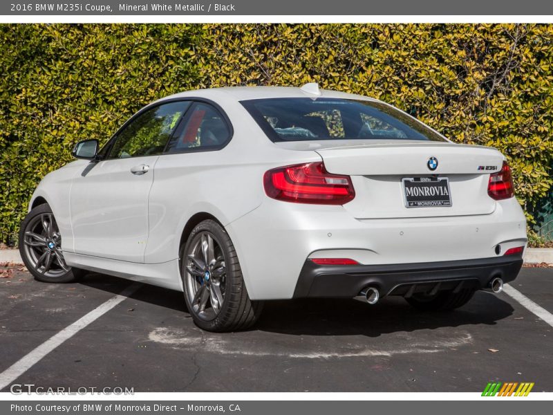 Mineral White Metallic / Black 2016 BMW M235i Coupe