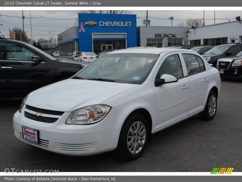 Summit White / Gray 2010 Chevrolet Cobalt LT Sedan