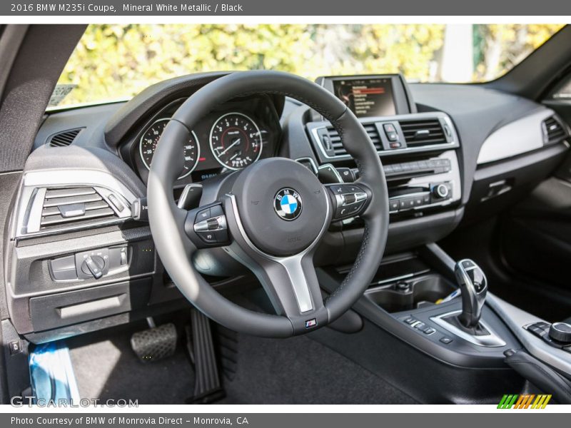 Mineral White Metallic / Black 2016 BMW M235i Coupe