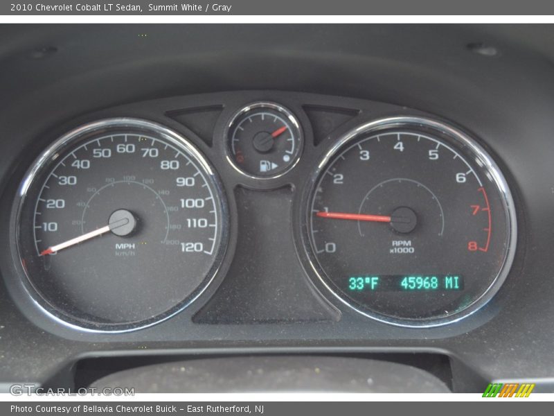 Summit White / Gray 2010 Chevrolet Cobalt LT Sedan