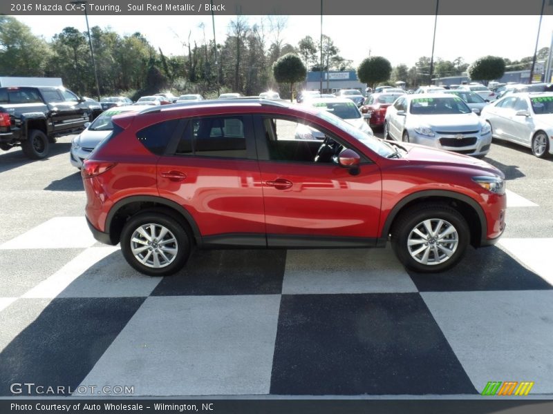 Soul Red Metallic / Black 2016 Mazda CX-5 Touring
