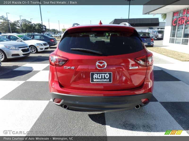 Soul Red Metallic / Black 2016 Mazda CX-5 Touring