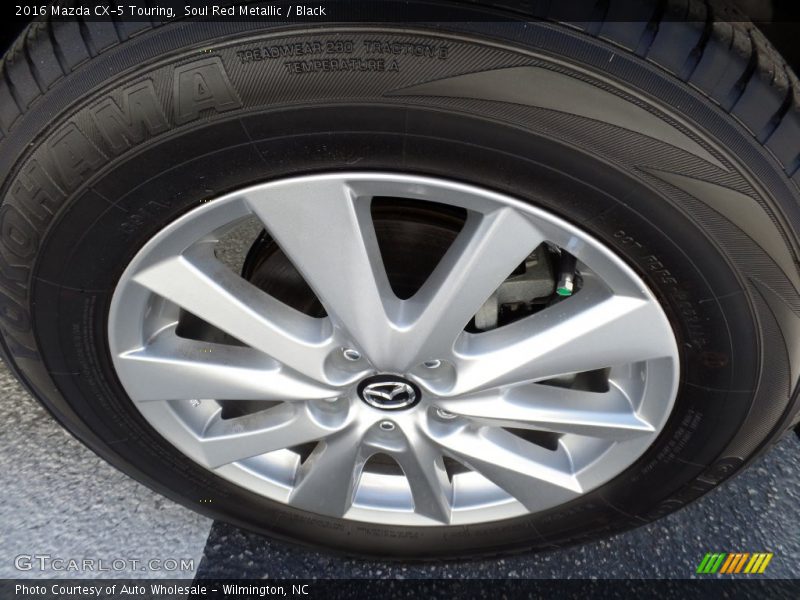 Soul Red Metallic / Black 2016 Mazda CX-5 Touring