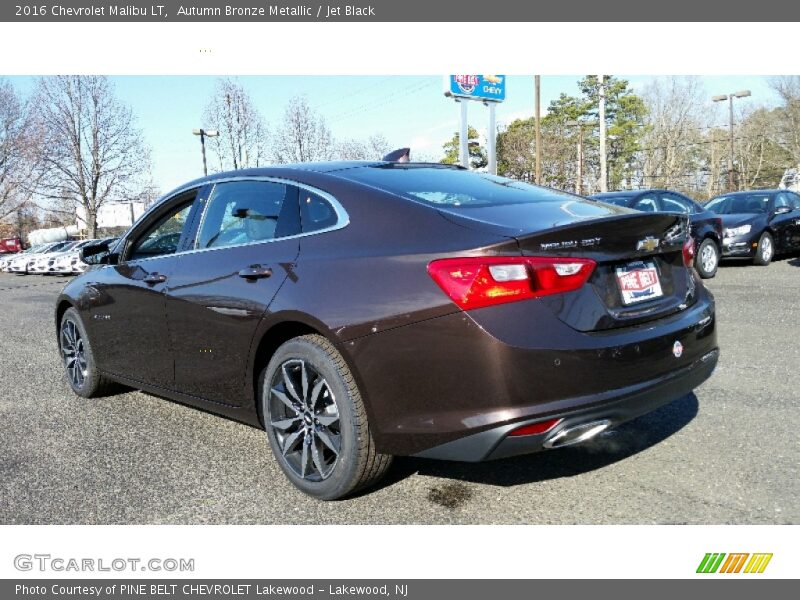 Autumn Bronze Metallic / Jet Black 2016 Chevrolet Malibu LT
