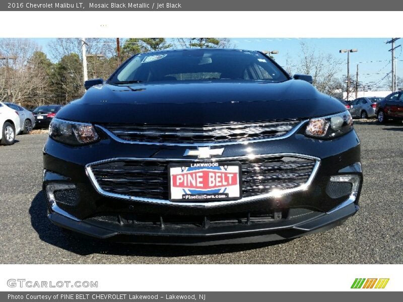 Mosaic Black Metallic / Jet Black 2016 Chevrolet Malibu LT