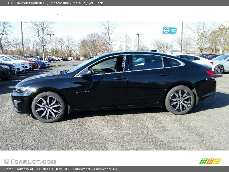 Mosaic Black Metallic / Jet Black 2016 Chevrolet Malibu LT