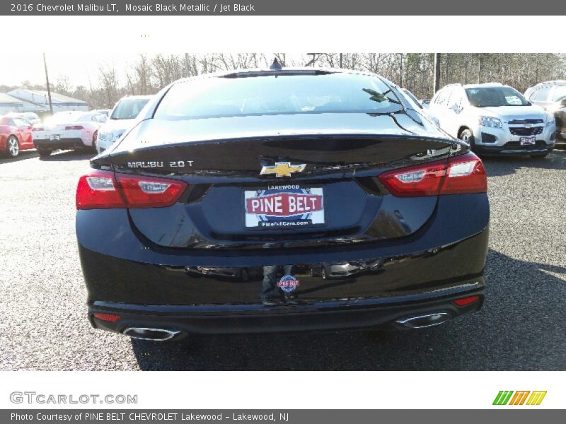 Mosaic Black Metallic / Jet Black 2016 Chevrolet Malibu LT