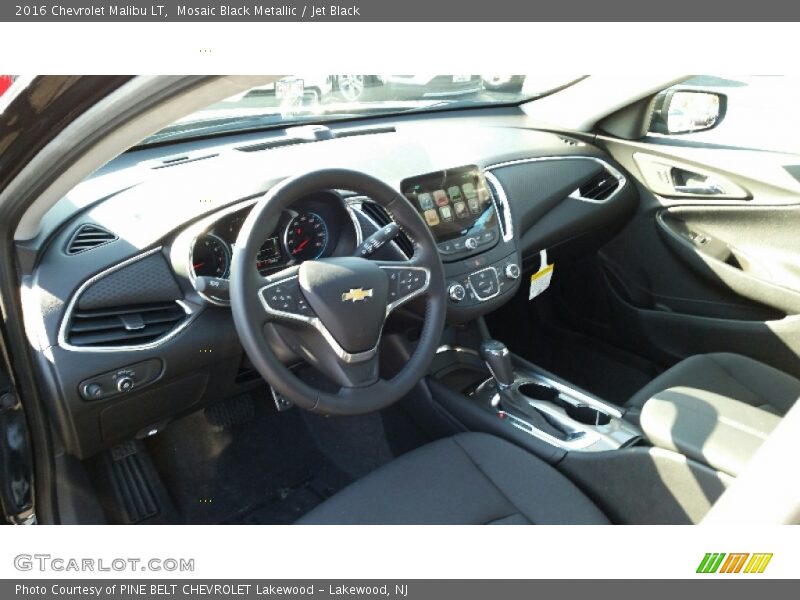 Mosaic Black Metallic / Jet Black 2016 Chevrolet Malibu LT